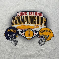 Long Island High School Football Championships Sports Graphic T-Shirt Size Large