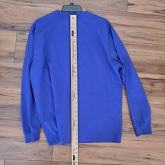 Jerzees Mens SZ XL Purple Long Sleeve 50/50 TShirt Relaxed Regular Fit NWT