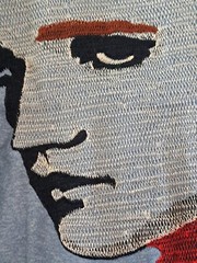 Embroidered Hand Printed Elvis Presley T Shirt Cotton Thailand Unique Rare Small