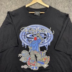 Grabitzsoul Grafitti T-Shirt Men XXXL Streetwear Art Black Short Sleeve 90s USA