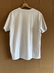 DIESEL Men’s Graphic T-Shirt Top XL White Cotton Metal Music Print Embroidered