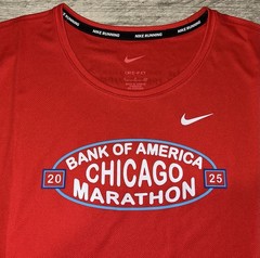 Nike 2025 Bank of America Chicago Marathon Participant Tee Size SMALL