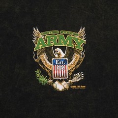 7.62 Design United States Army Soldiers Eagle T Shirt Mens 2XL Green Made USA