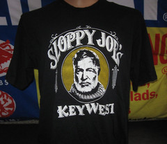 SLOPPY JOE’S Key West Florida Cal Cru T Shirt Men’s XL Earnest HEMMINGWAY BEER