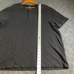 Vince Henly Shirt Mens Extra Large Gray 100% Cotton Short Sleeve Soft Casual