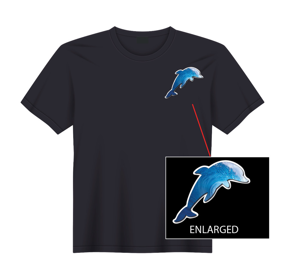 Dolphin Ocean Sea Vacation Wave T-Shirt NEW S, M, L, XL