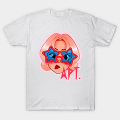 Rosé Bruno Mars APT T-Shirt Apt Rose Graphic Tee Kpop Pop Music Merch Shirt