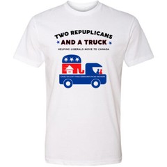 Two Republicans And A Truck Trump 2024 Political Shirts Funny Political Shirts