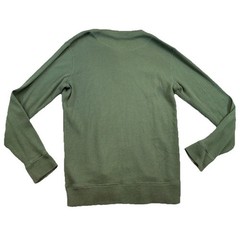 Flint And Tinder Surplus Mens Waffle Thermal Henley Olive Green Shirt M Normcore