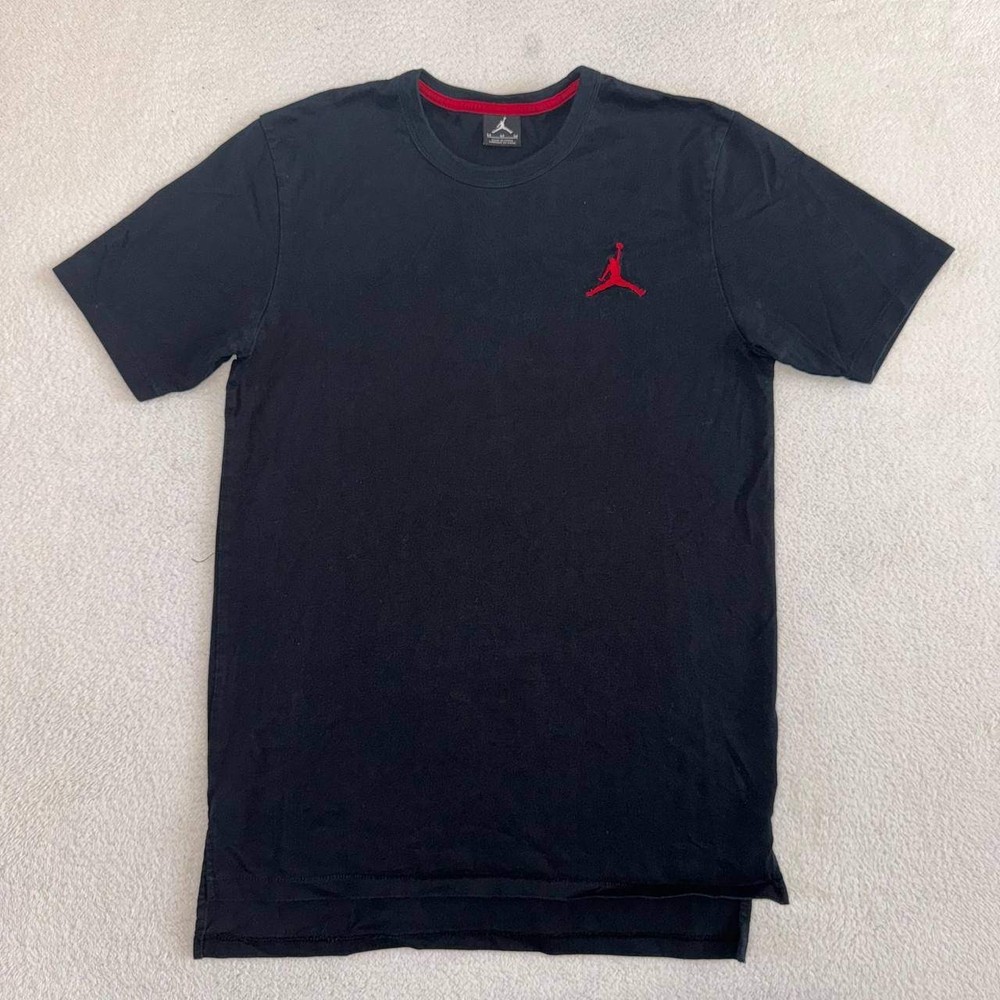 Jordan Brand Men’s Embroidered Jumpman Logo Short Sleeve T-Shirt Black Size M