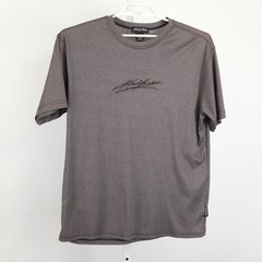 Karl Kani Shirt Mens Extra Large Gray Embroidered Script Logo Short Sleeve