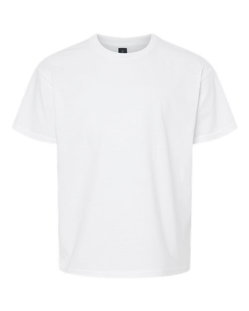 Lot of 5 Gildan® 3000 White Cotton Short Sleeve T-Shirt Adult XL **NEW STYLE**