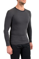 Emporio Armani Underwear Men’s Gray Long Sleeve Shirt US S/M IT 48