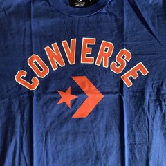Converse Blue & Orange T-Shirt Size Medium Made In Italy