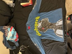 Godspeed “Out of Many, One” Blue Washed Graphic Long Sleeve Shirt XL(best offer)