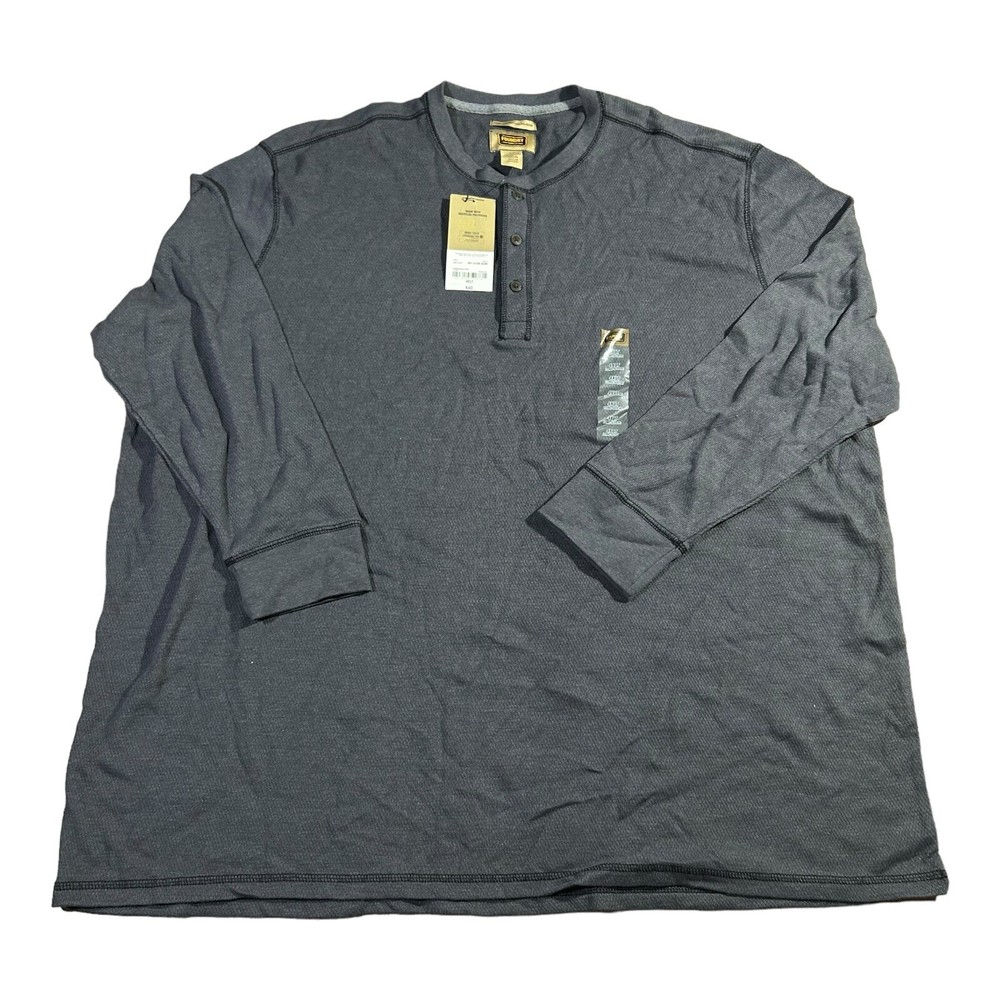 The Foundry Big & Tall Mens 3XL Long Sleeve T-Shirt Charcoal Gray