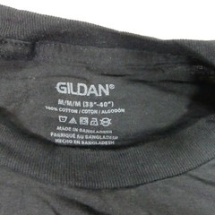 Gildan Shirts Mens Medium 38/40 Black Gray Short Sleeve Cotton Blend Set Of 5