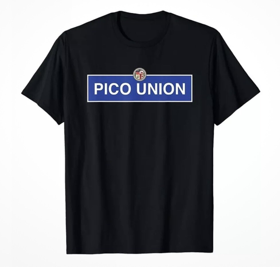 Pico Union District Logo T-Shirt West Side Los Angeles