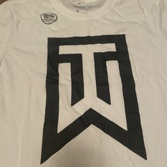 Nike Tiger Woods TW Golf Shirt Tee Top White Black DC0088-100 Men’s Size Small