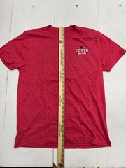 Costa Del Mar Red Back Graphic Print Short Sleeve T Shirt Mens Size Large