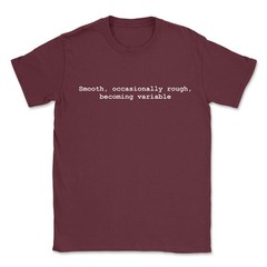 The shipping forecast t-shirt smooth, occasionally rough, becoming variable.