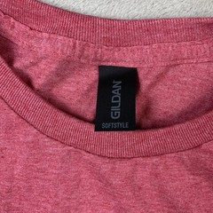 Gildan Soft Style T-Shirt Mens Large Red Short Sleeve Polyester Bamboo Casual