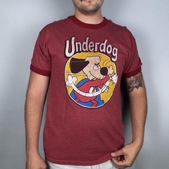 Vintage Y2K Underdog Ringer Graphic T-shirt Men’s L Red