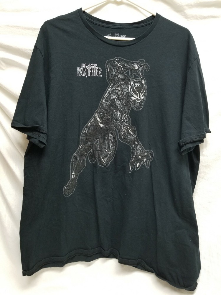 Marvel Black Panther Prowl Mens Classic T-Shirt size 2XL