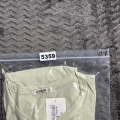 Buck Mason Henley Shirt Mens M Green Long Sleeve 100% Cotton Top NWT
