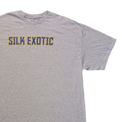 Silk Exotic Mens T Shirt Gray Short Sleeve Milwaukee WI