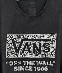 Vans Off The Wall Since 1965 Black T-Shirt Tee Size XXL (Runs smaller) EUC