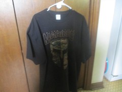 7.62 Design T-shirt for Patriots and Men of Arms – Marines – Black XL Port & Co.
