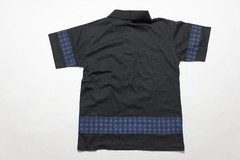 NUMBER NINE (N)INE Black Tribal Polo SHIRT Tee size 1 Small S Rare