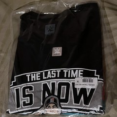 WWE Authentic John Cena San Antonio Spurs Shirt Farewell Tour Last Time is Now