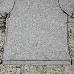 Tommy Bahama Henley Shirt Mens Medium Gray Short Sleeve Chest Pocket Heather