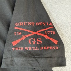 Grunt Style T-Shirt ‘Dadweiser’ Mens 3XL Black Cotton Blend Fathers Day Gift