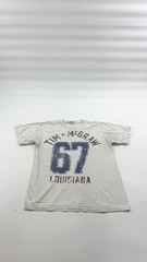 Tim McGraw Shirt Mens Medium White 67 Louisiana 2009 Summer Tour Band Tee