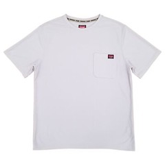 Wrangler Workwear Mens Lunar Rock Gray Short Sleeve Performance Pocket Tee