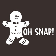Oh Snap Sarcastic Humor Graphic Novelty Funny T Shirt