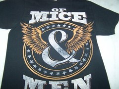 Of Mice And Men Band T-Shirt Mens Sz M Black Concert Tee