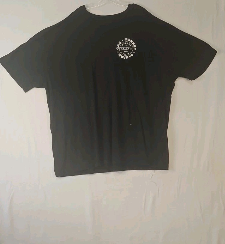 Gas Monkey Black Short Sleeve Cotton T-Shirt Men Size Small 3X-L K1119