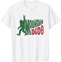 Mountain Dude Funny Bigfoot Sasquatch Hiking Gift T-Shirt