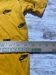Nike Jordan Jumpman All Over Print Yellow T Shirt Men’s Size Large