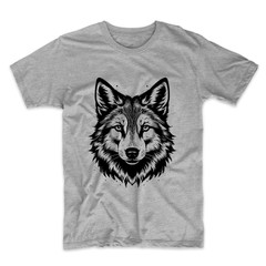 Wolf Face Minimalist Animal Nature T-Shirt