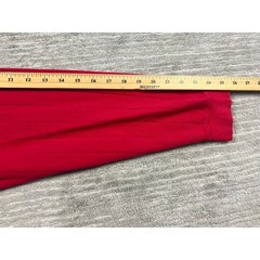Ivy Crew Shirt Mens XL Red Mock Neck Long Sleeve Vertical Ribbed Knit Casual