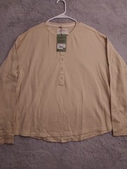 NEW REI Co Op Shirt Womens 2XL XXL Trailsmith Henley Base Layer Hiking SPOTS