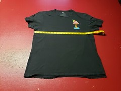 Alab Mushroom T-Shirt Blk L 100% Cotton