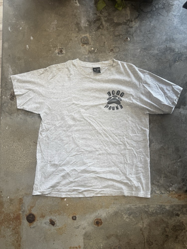 Vintage 90s Snoop Dogg The Dogg Pound Death Row Records Promo Tee Shirt Grey XL