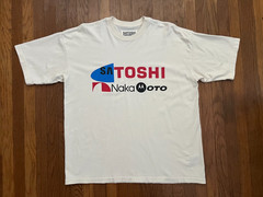 RARE Vintage Satoshi Nakamoto Tech Giant White T-Shirt M Bitcoin BTC Crypto