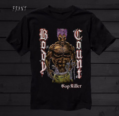BODY COUNT Cop Killer T-Shirt Short Sleeve Cotton Black Men Size S to 5XL BE933